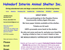 Tablet Screenshot of hahndorfshelter.com.au